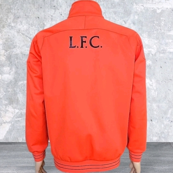 Liverpool 2015/16 Track Jacket Large Orange Official Training New Balance Soccer - Picture 4 of 15